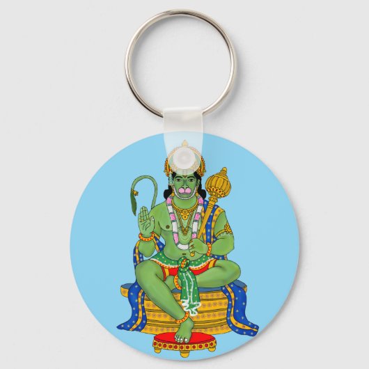 Lord Hanuman-sleutelhanger Sleutelhanger (Voorkant)