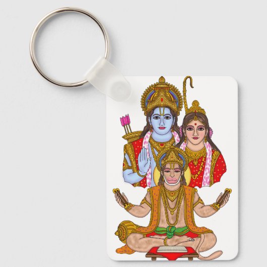 Lord Hanuman-sleutelhanger Sleutelhanger (Voorkant)