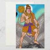 Lord Hanuman Stationery Briefpapier (Voorkant / Achterkant)