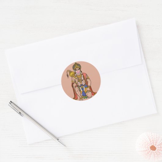 Lord Hanuman Sticker (Envelop)