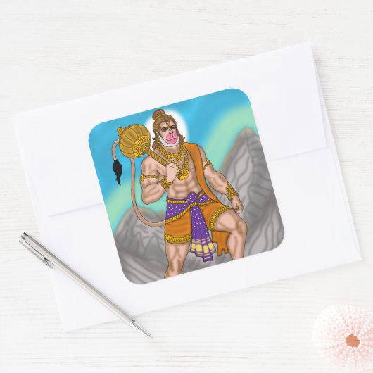 Lord Hanuman Sticker (Envelop)