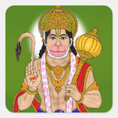 Lord Hanuman Sticker (Voorkant)