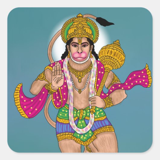 Lord Hanuman Sticker Verzameling (Voorkant)