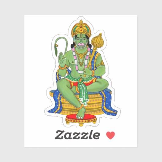 Lord Hanuman Stickers (Vel)