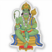 Lord Hanuman Stickers (Voorkant)