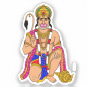 Lord Hanuman Stickers (Voorkant)