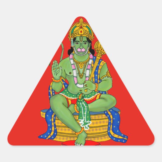 Lord Hanuman Stickers (Voorkant)