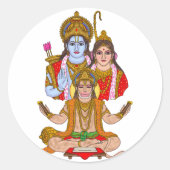 Lord Hanuman Stickers (Voorkant)