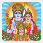 Lord Hanuman Stickers (Voorkant)
