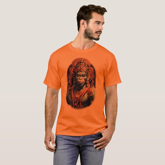 Lord Hanuman T-shirt (Voorkant volledig)