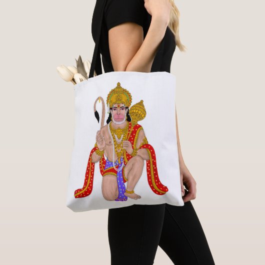 Lord Hanuman Tote Bag – Spiritual Everyday Carry (Dichtbij)