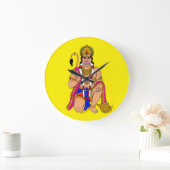 Lord Hanuman Wall Clock Grote Klok (Huis)