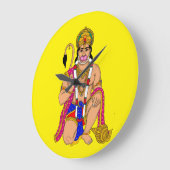Lord Hanuman wandklok (Hoek)