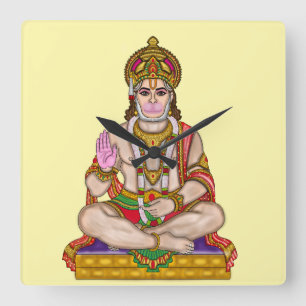 Lord Hanuman wandklok