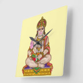 Lord Hanuman wandklok (Hoek)