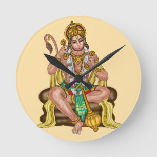 Lord Hanuman wandklok