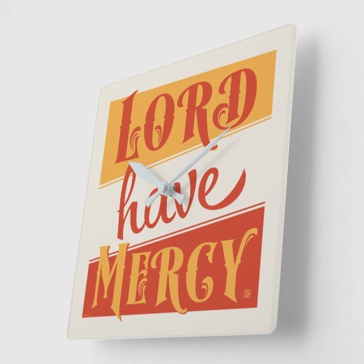 Lord have Mercy Vierkante Klok (Hoek)