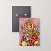 Lord Hayagriva-knop Button (Voorkant / Achterkant)