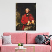 Lord Heathfield Gouverneur van Gibraltar Canvas Afdruk (Insitu (Woonkamer))