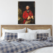 Lord Heathfield Gouverneur van Gibraltar Canvas Afdruk (Insitu (Slaapkamer))