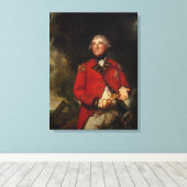 Lord Heathfield Gouverneur van Gibraltar Canvas Afdruk (Insitu (Houten vloer))