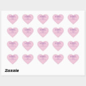 LORD, Help - herstel ZONDAG - Pasen - Roze - Hart Sticker (Vel)