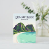 Lord Howe-eiland Australië Briefkaart (Staand voorkant)