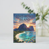 Lord Howe-eiland Australië Briefkaart (Staand voorkant)
