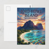 Lord Howe-eiland Australië Briefkaart (Voorkant / Achterkant)