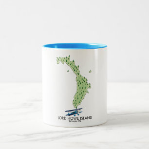 Lord Howe-eiland Tasmanzee Tweekleurige Koffiemok
