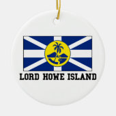 Lord Howe Island Keramisch Ornament (Voorkant)