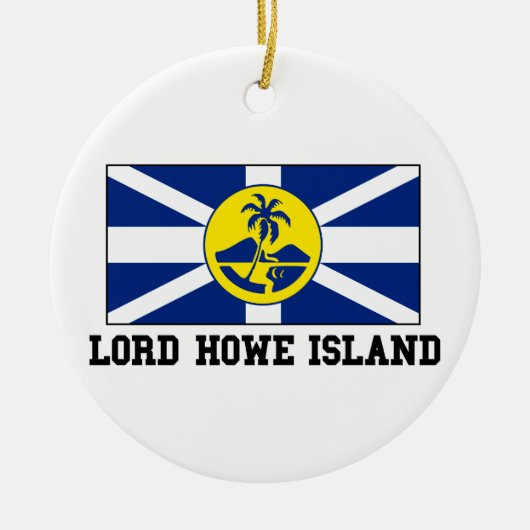 Lord Howe Island Keramisch Ornament (Voorkant)