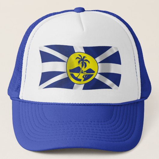 Lord Howe Island Vlag Hoed Trucker Pet (Voorkant)