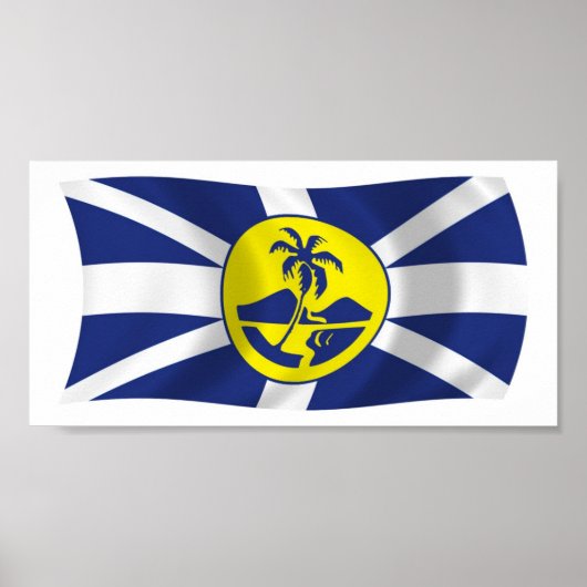 Lord Howe Island Vlag Poster Print (Voorkant)