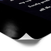 Lord is mijn herdergebed perfect poster (Hoek)