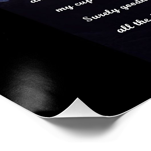 Lord is mijn herdergebed perfect poster (Hoek)