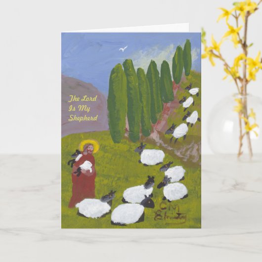 Lord is Mijn Kaart van de Herder (Gele Bloem)
