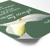 Lord is mijn Shepherd Psalm 23 Christelijke Bijbel Poster (Hoek)