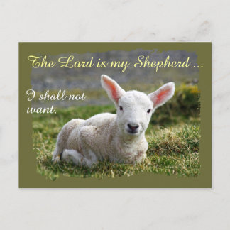 Lord is mijn Shepherd Psalm 23 Complete versie Briefkaart