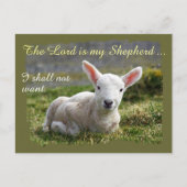 Lord is mijn Shepherd Psalm 23 Complete versie Briefkaart (Voorkant)