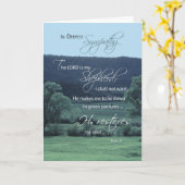 Lord is mijn Shepherd, religieuze, Christelijke sy Kaart (Gele Bloem)