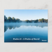 Lord is My Shepherd Psalm 23 Bijbelverse Memory Briefkaart (Achterkant)