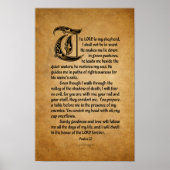 Lord is My Shepherd (Scripture: Psalm 23) Poster (Voorkant)