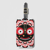 Lord Jagannath Face Chakra Hindu Deity Bagagelabel (Voorkant (verticaal))
