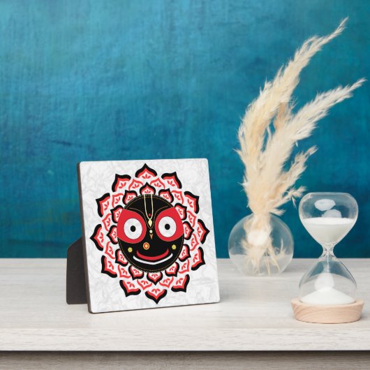 Lord Jagannath Face Chakra Hindu Deity Fotoplaat (Insitu)