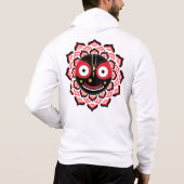 Lord Jagannath Face Chakra Hindu Deity Hoodie (Achterkant)