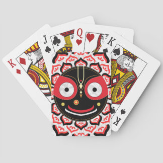 Lord Jagannath Face Chakra Hindu Deity Pokerkaarten