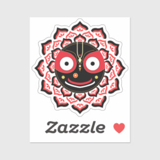 Lord Jagannath Face Chakra Hindu Deity Sticker