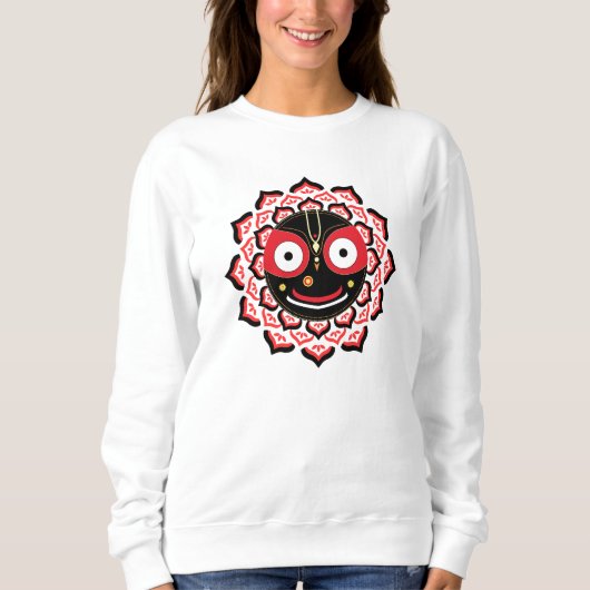 Lord Jagannath Face Chakra Hindu Deity Trui (Voorkant)