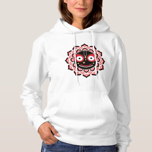 Lord Jagannath Gezicht Chakra Hindoe-degodheid Hoodie (Voorkant)
